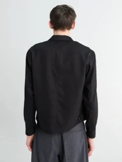 Uld Sildebens Blouson i Sort