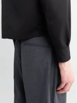 Uld Sildebens Blouson i Sort