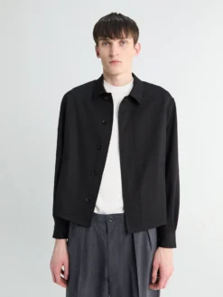 Uld Sildebens Blouson i Sort