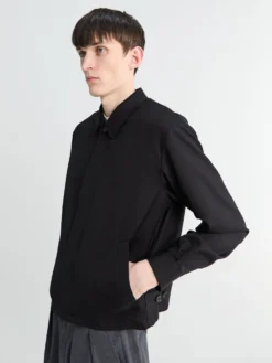 Uld Sildebens Blouson i Sort