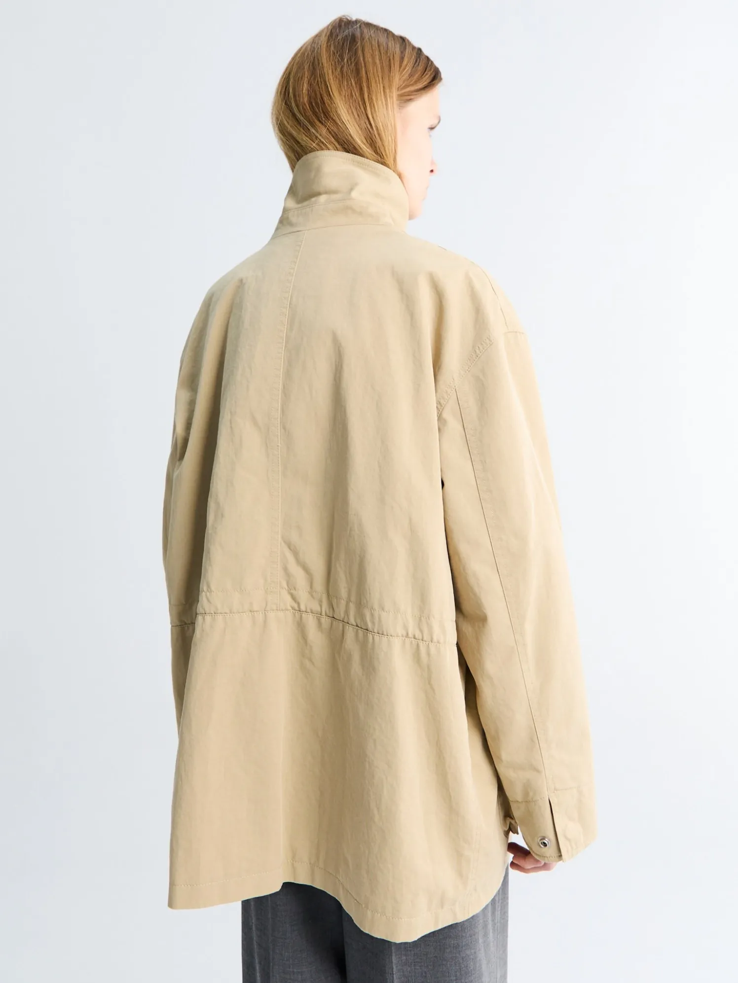 Unisex Chore Work Jacket i Beige