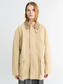 Unisex Chore Work Jacket i Beige