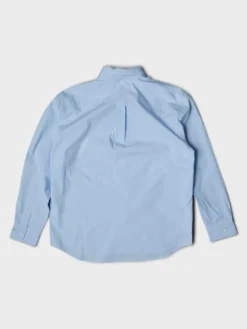 Unisex Soft Poplin BD Shirt i Soft Blue