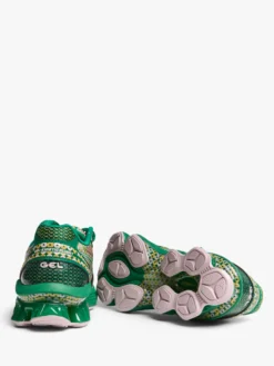 US7-S Gel-Kinetic Fluent Sneakers i Watershed Rose og Kale