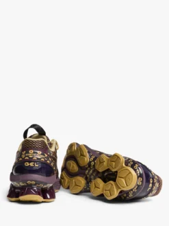 US7-S Gel-Kinetic Fluent Sneakers i Beniimo Purple og Lemongrass