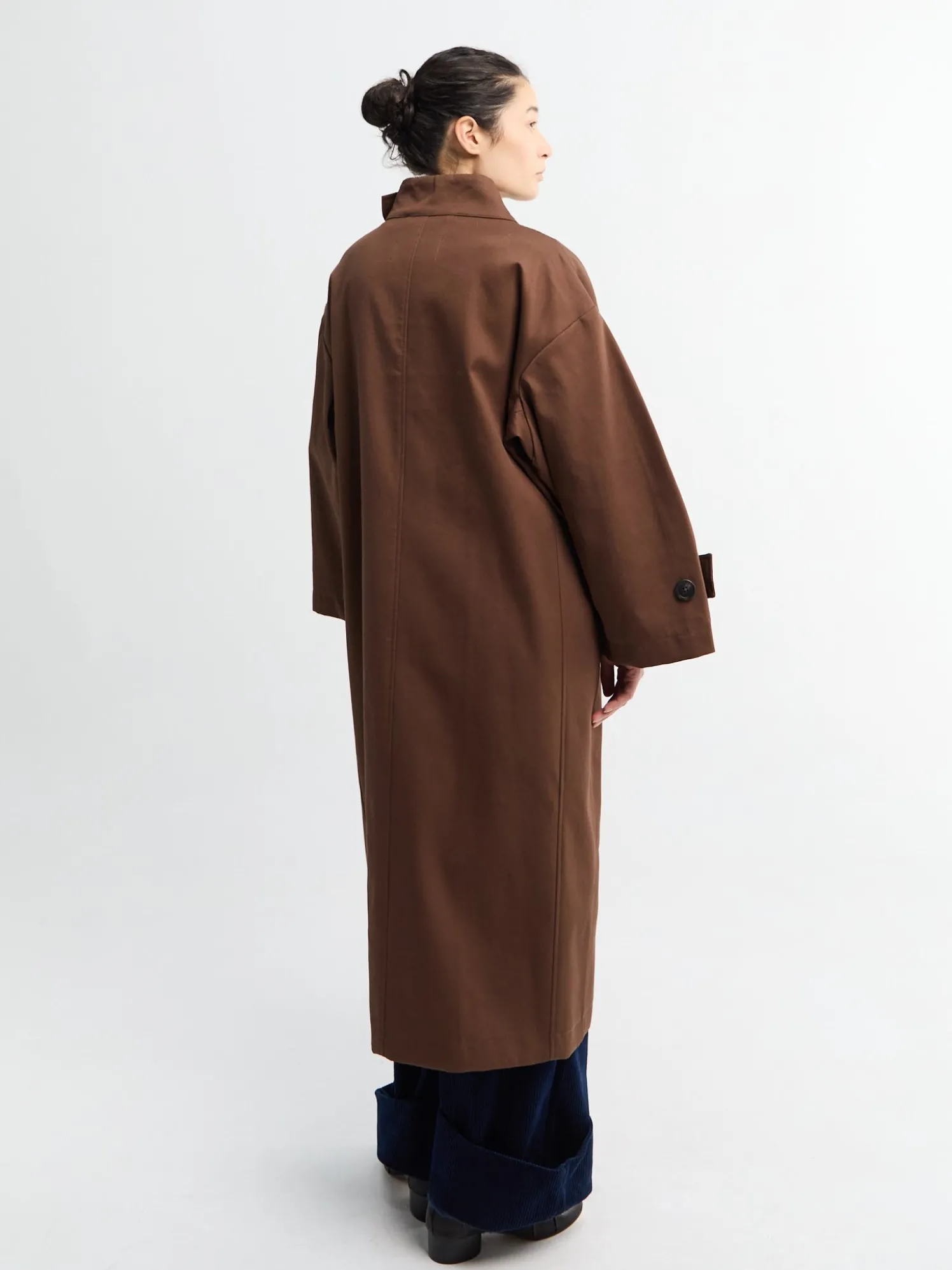 Vandafvisende trenchcoat i Dusty Brown
