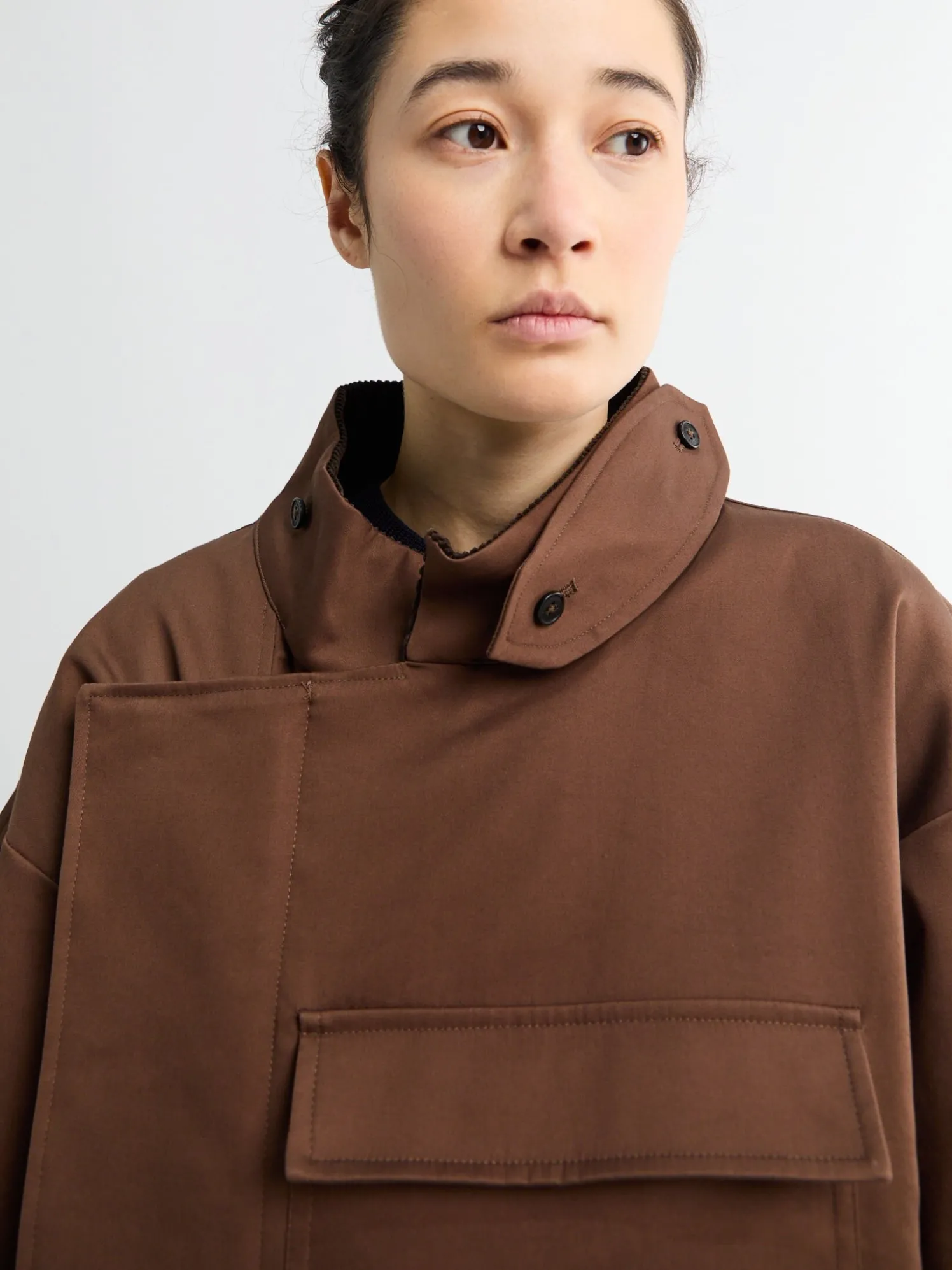 Vandafvisende trenchcoat i Dusty Brown
