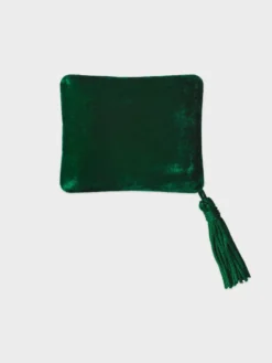Velour Smykkeæske i Emerald Green