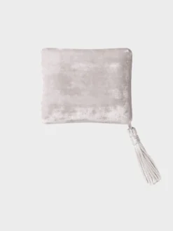 Velour Smykkeæske i Sølv