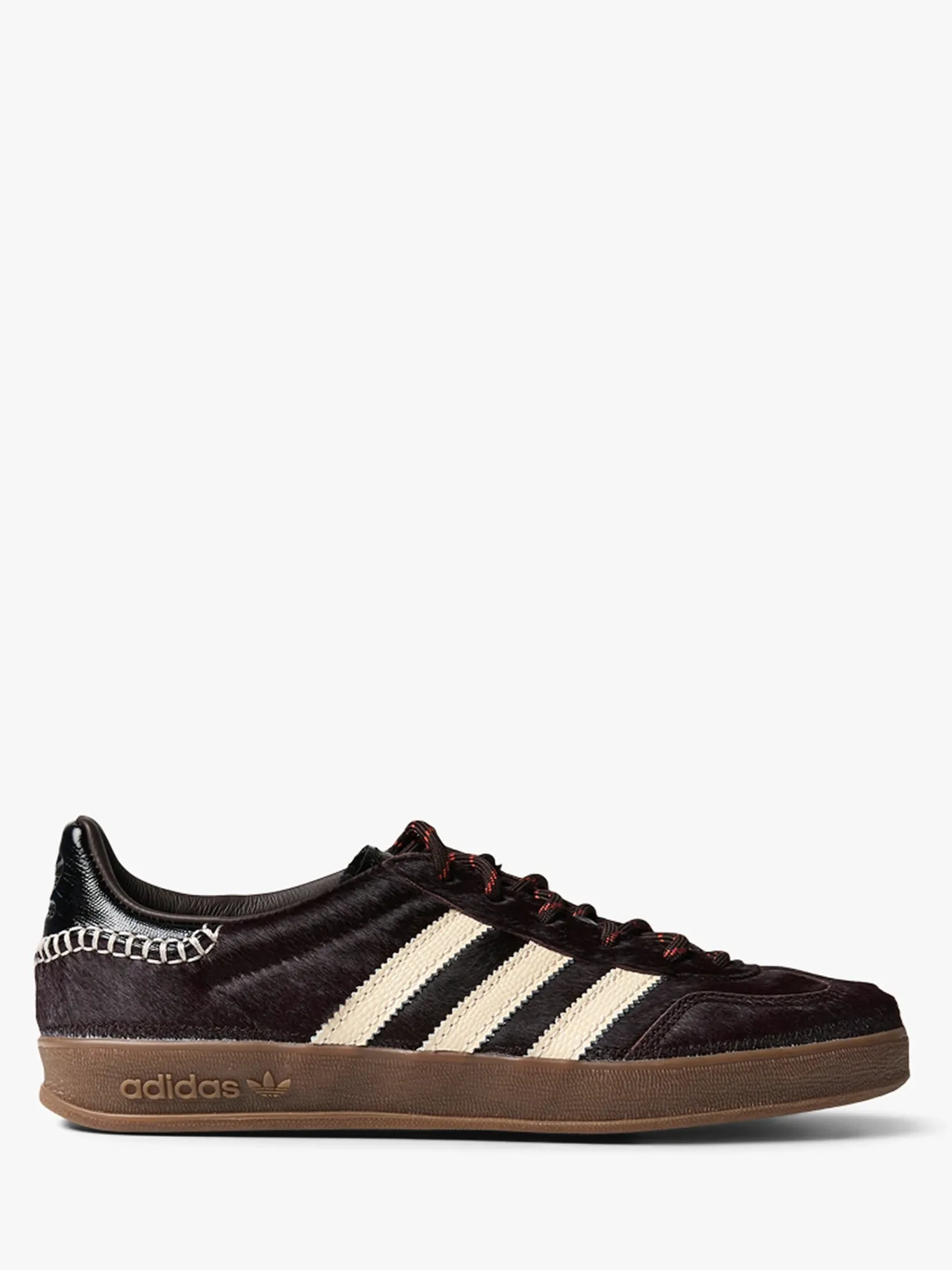 Wales Bonner Gazelle Pony Sneakers i Aurora Coffee, Wonder White og Core Black