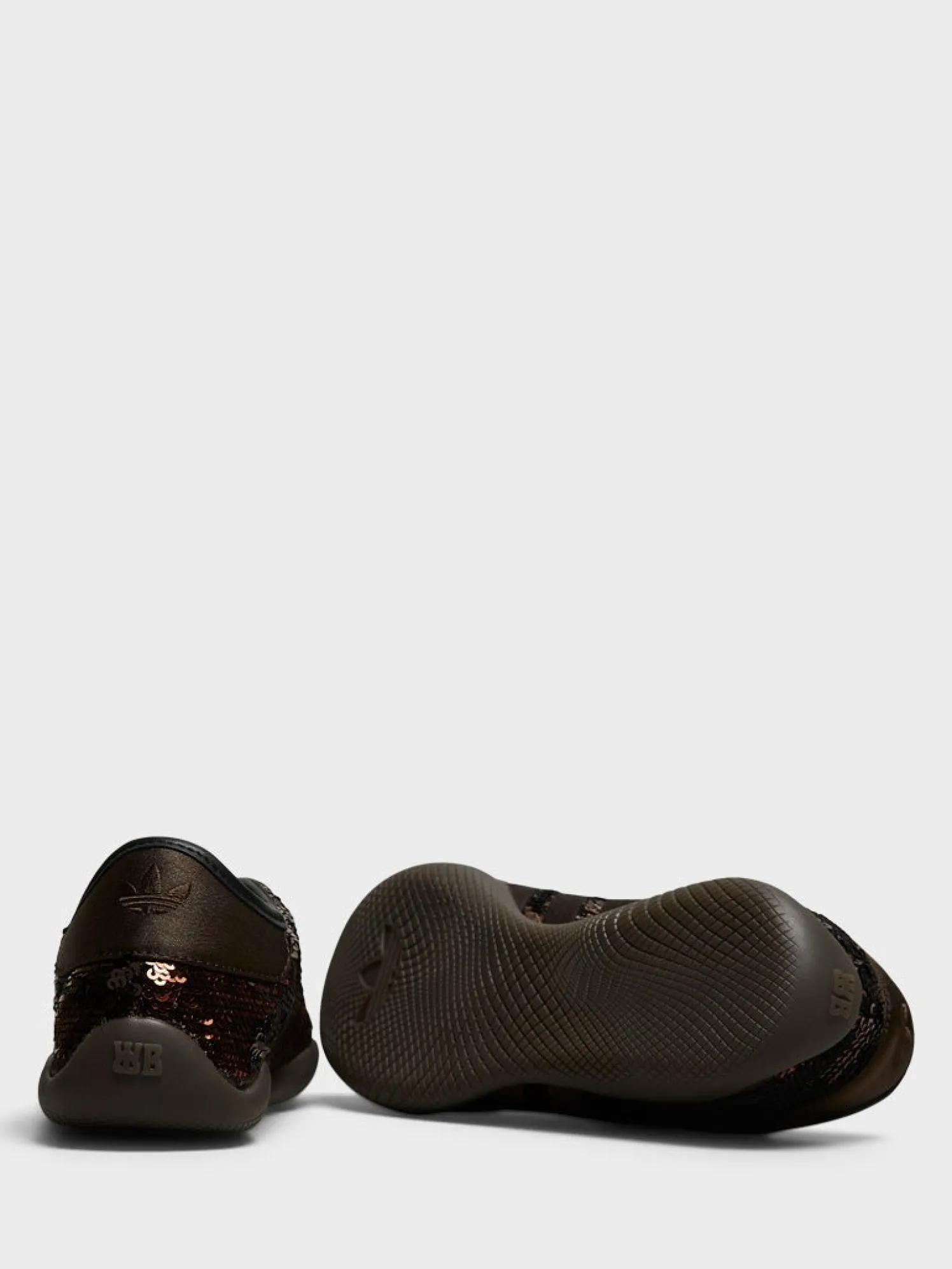 Wales Bonner Karintha Sequin Sneakers i Supplier Colour, Dark Brown og Core Black