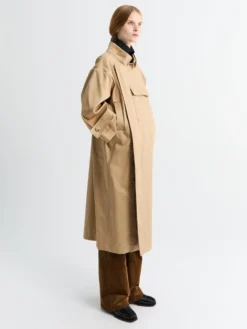 Water Resistant Frakke i Beige