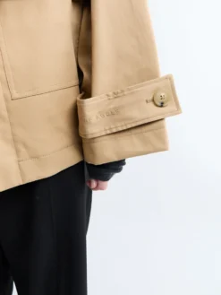 Water Resistant Jakke i Beige