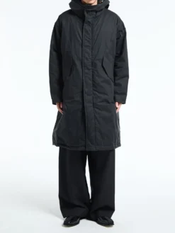 Waxed Parka jakke i Sort