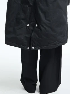 Waxed Parka jakke i Sort