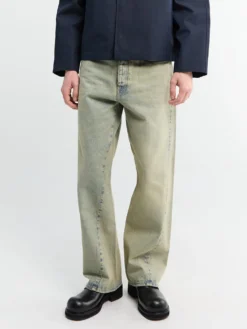 Wide Twist Jeans i Light Vintage Dust