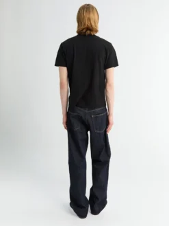 Wide Twist Jeans i Simple Rinse Blue