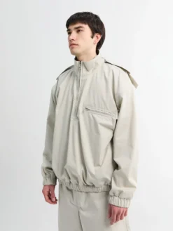 Windbreaker i Lysegrå Dragt