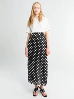 Winton Skirt i Medium Dot Sort