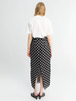 Winton Skirt i Medium Dot Sort