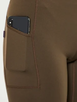 Women's Balance Short Tights i Dusty Brown