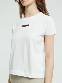 Women's Cap Sleeve Tee i Bright White