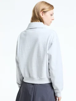 World Series Polo Sweatshirt i Heather Gray