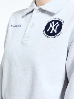 World Series Polo Sweatshirt i Heather Gray