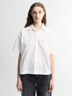 W' SS Belmont Shirt i Hvid