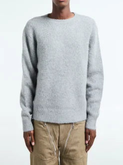 Yak Sweater i Grå Melange